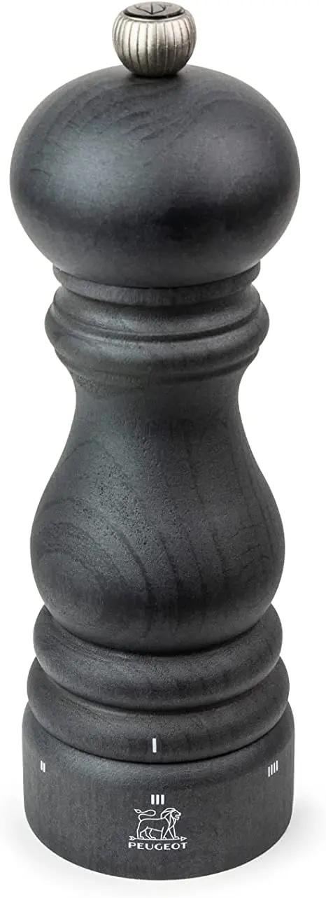Paris U'Select Graphite Wood Pepper Mill – 18 Cm (7 Inch) Manual Grinder 1