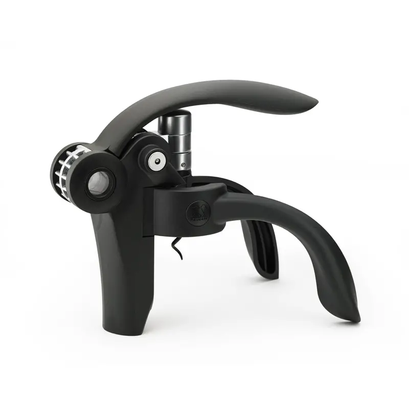 Peugeot Baltaz Dark Edition Lever Corkscrew And Foil Cutter – Compact Black (5.5") 1