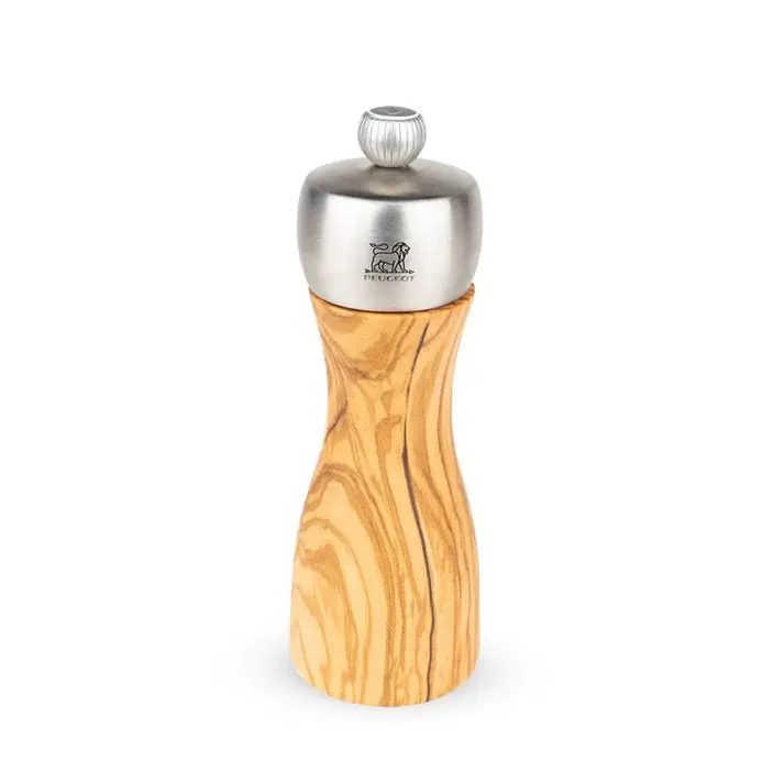 Peugeot Fidji Olive Wood Salt Mill – 6-Inch Tall (15 Cm) 1
