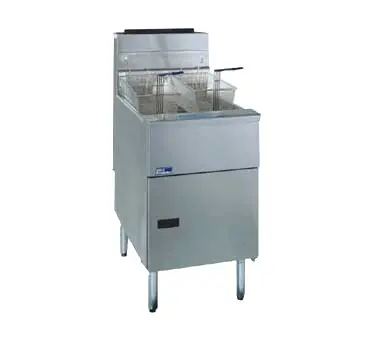 Pitco Solstice Sg18-S Gas Fryer With Tube-Fired Stainless Steel Tank (70–90 Lb. Fat Capacity) 1