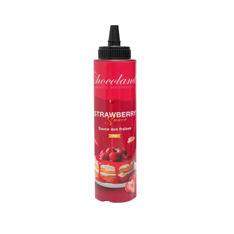 Premium Strawberry Sauce – 1 Liter Bottle 1