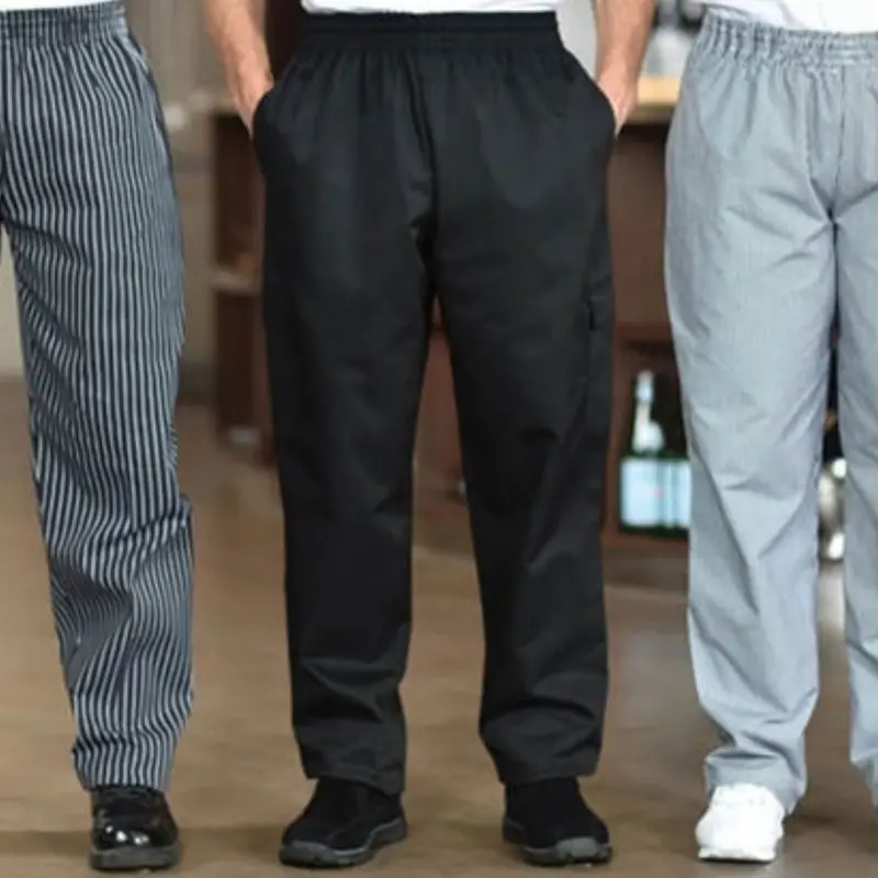 Premium Uniforms Black Baggy Chef Pants 1