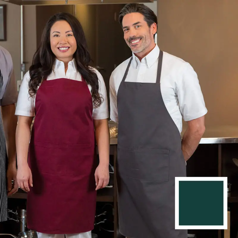 Premium Uniforms Standard Bib Apron – Two Front Pockets 2