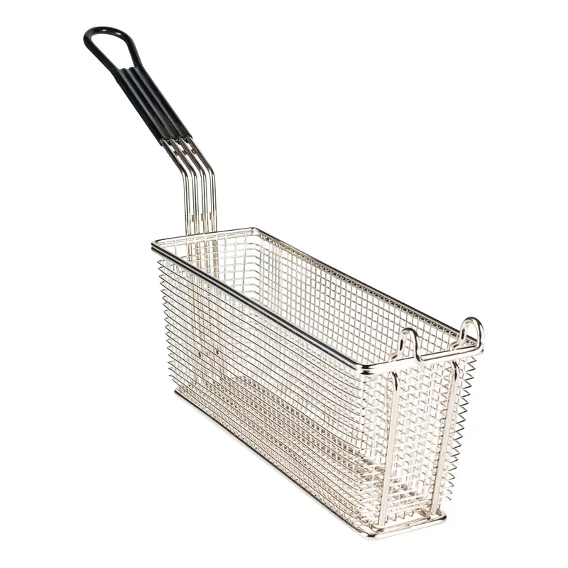 Prince Castle Fry Basket – 13.25" X 4.25" X 5.5", Plastisol-Grip Handle 1