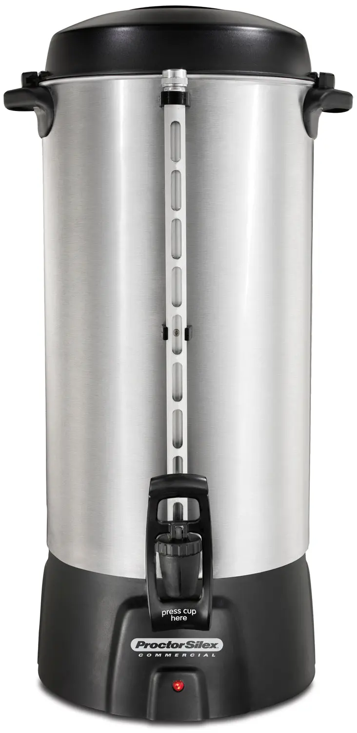 Proctor Silex 45100R 100-Cup Commercial Coffee Urn – Aluminum, 120V 1