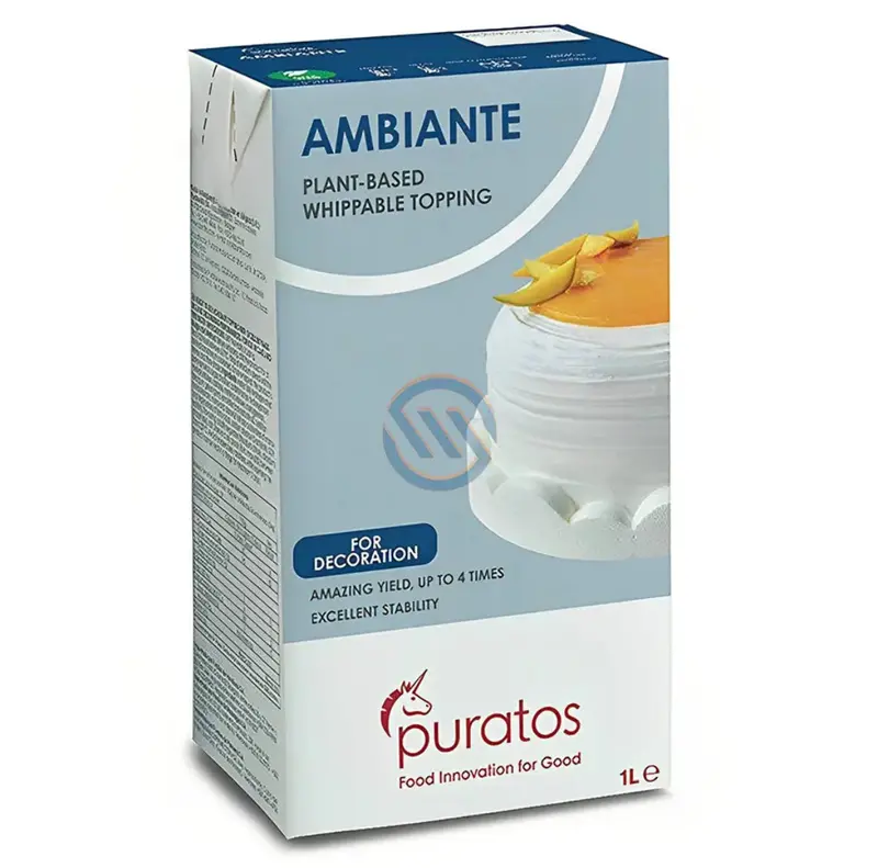 Puratos Ambiante Non-Dairy Whipped Topping – Ready-To-Use Cream Alternative (Pickup Only) 1