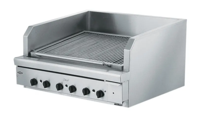 Quest 40-Inch Natural Gas Charbroiler With Round Rod Grates – Model 105-Broqb40 (Final Sale) 1