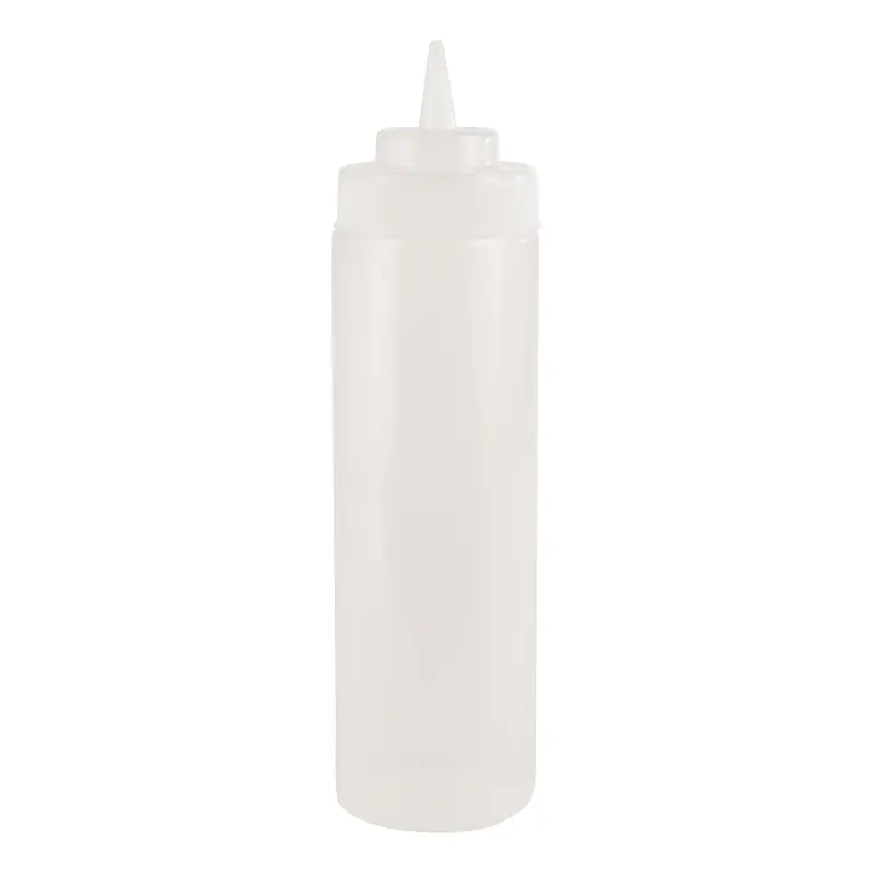 Rabco 24-Ounce Wide-Mouth Clear Squeeze Bottle 1