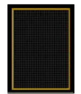 Rainbow Blank Wall Sign – 24 X 36 Inch Matte Black Display Board 1