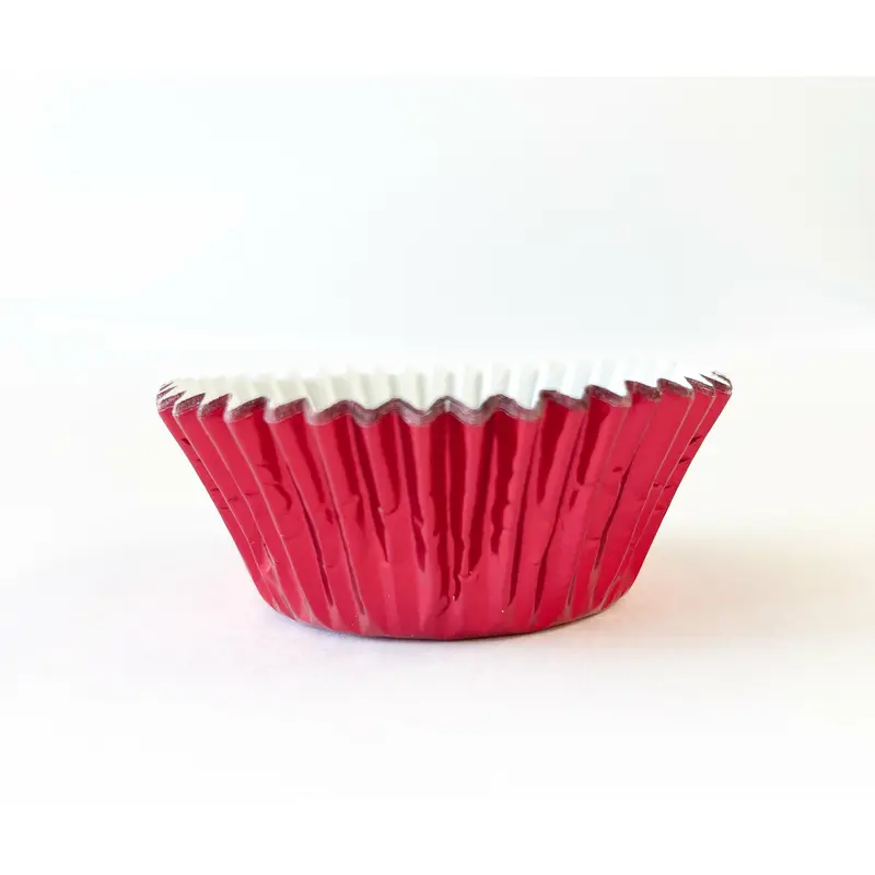 Red Metallic Foil Cupcake Liners – 2" Size, 500-Count (U5130) 1