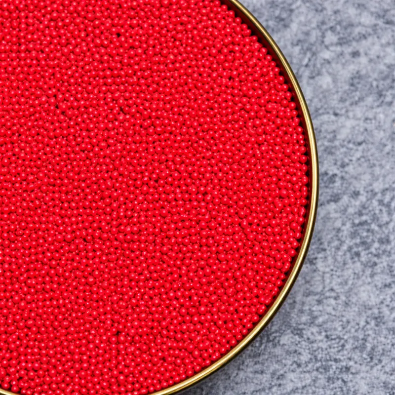 Red Nonpareils – Vibrant Confectionery Topping, 3Kg 1