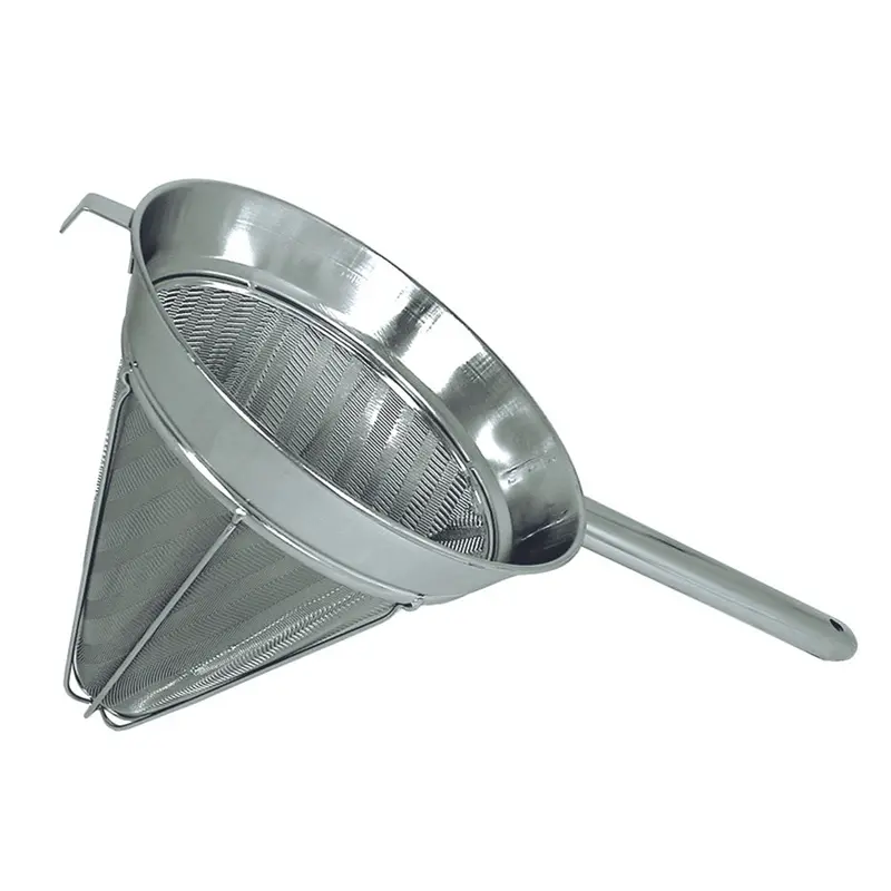 Reinforced 8-Inch Chinois Strainer For Broths And Purees 1