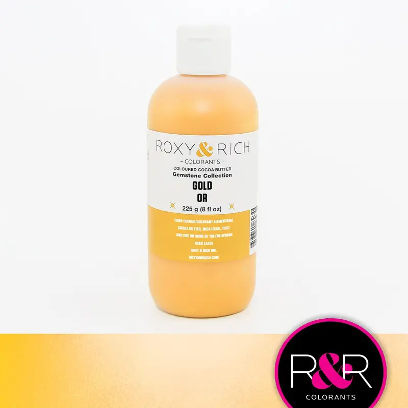 Rich Gold Gemstone Cocoa Butter Lustre By Roxy & Rich – 8Oz (#Bg8-024) 1