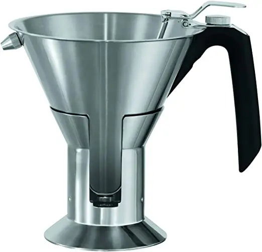 Rosle Confectionery Funnel – Stainless Steel Body With Heat-Resistant Silicone Handle 1
