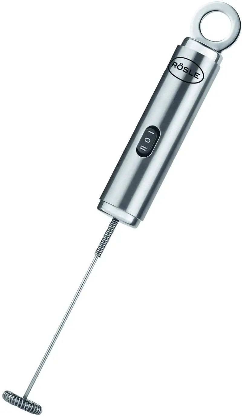 Rösle Dual-Speed Stainless Steel Frother – Ergonomic Round Handle, 10.5-Inch 1