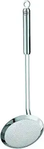 Rosle Round-Handle Wire Skimmer – 5.5-Inch Coarse Mesh Design 1