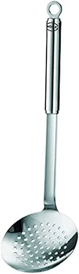 Rösle Stainless Steel Skimmer With Round Handle – 4.7 Inch Diameter 1