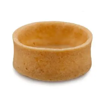 Round 2" Sweet Straight Edge Tart Shells – Tartlet Cups, Coated, 100 Count Case 1