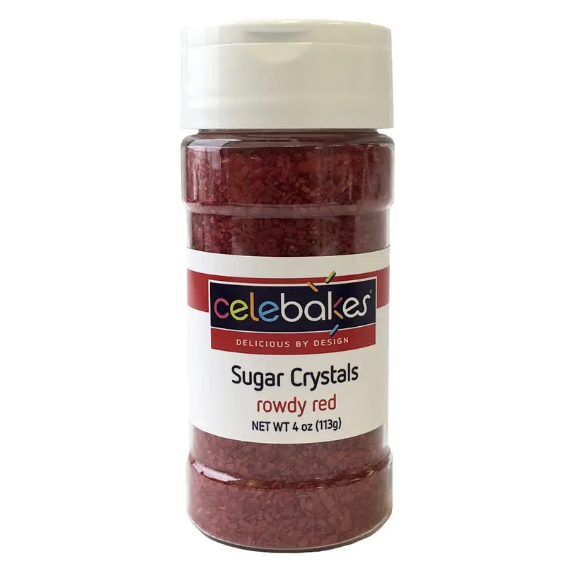 Rowdy Red Sugar Crystals (4 Oz) 1