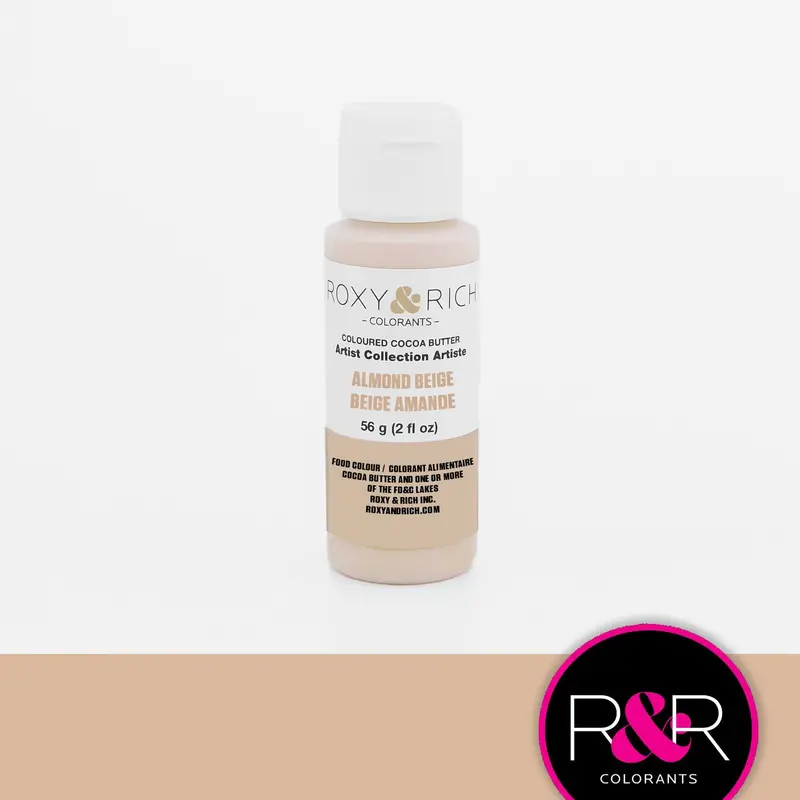 Roxy & Rich Cocoa Butter Almond Beige Food Coloring — 2 Oz Tube (Bc2-010) 1