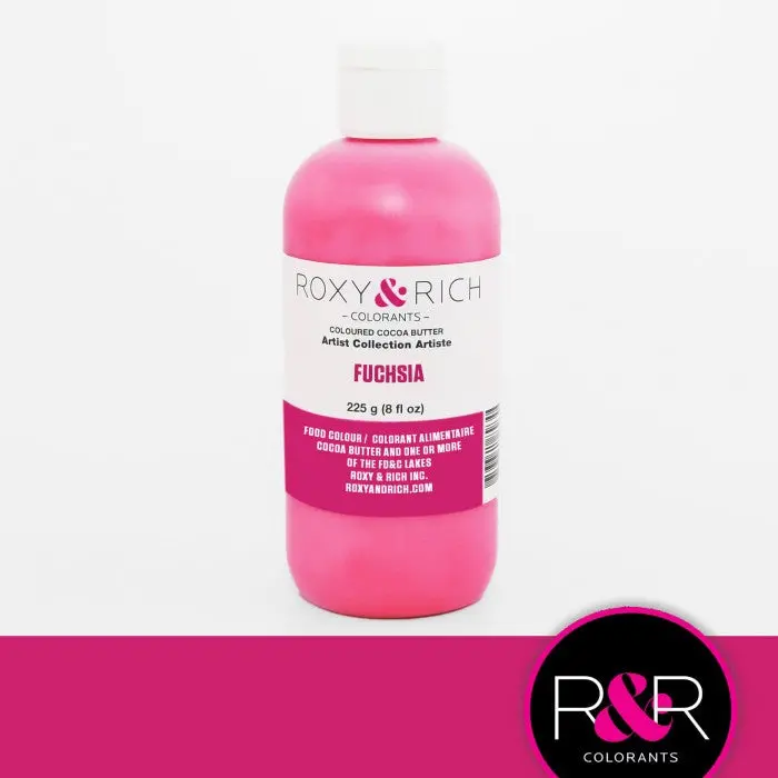 Roxy & Rich Fuchsia Cocoa Butter – 8 Oz High-Intensity Pink-Chocolate Blend 1