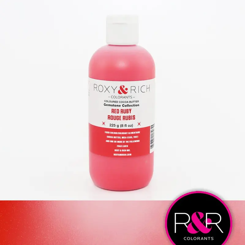 Roxy & Rich Gemstone Cocoa Butter Ruby Red (Bg8-006) – 8 Ounce Jar 1