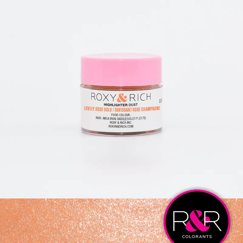 Roxy & Rich Lovely Rose Gold Highlighter Dust – 2.5 G (G2-011) 1
