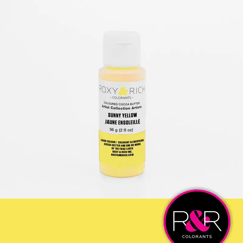 Roxy & Rich Sunny Yellow Cocoa Butter – 2 Oz 1