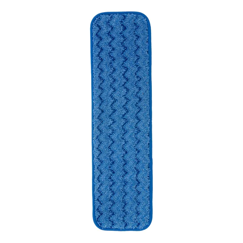 Rubbermaid Hygen 18" Microfiber Wet Pad – Blue, Machine Washable 1