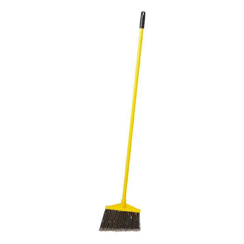 Rubbermaid Vinyl-Coated Angle Broom – Comfort-Grip Metal Handle 1