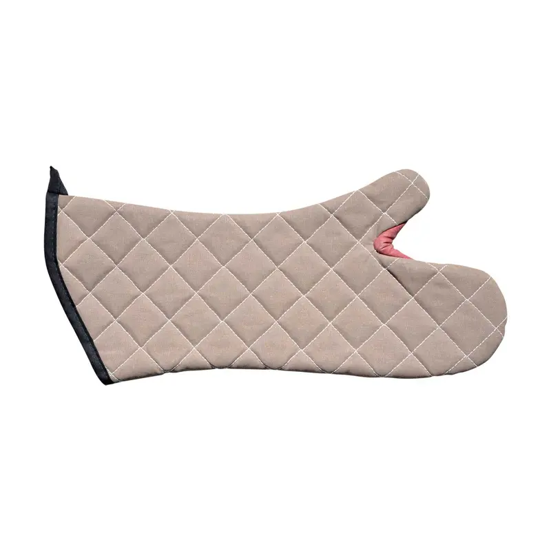 San Jamar 800Fg17 Bestguard Oven Mitt Set – Tan, 17", Two-Piece Heat Protection Kit 1