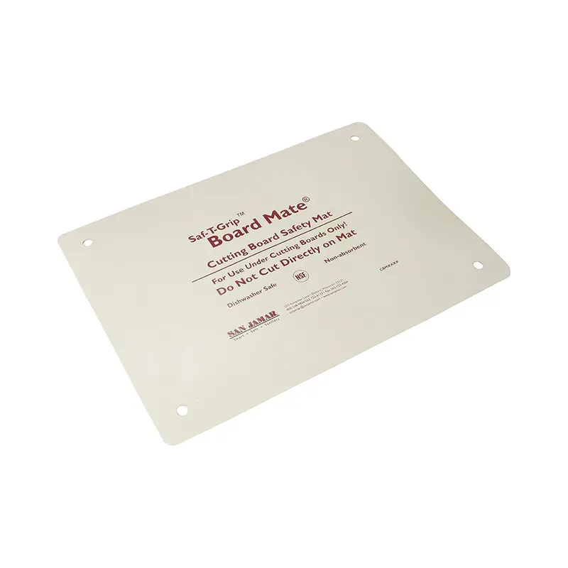 San Jamar Cbm1318 Saf-T Grip Board-Mate Cutting Board Mat – 13" X 18" Non-Slip Surface 1