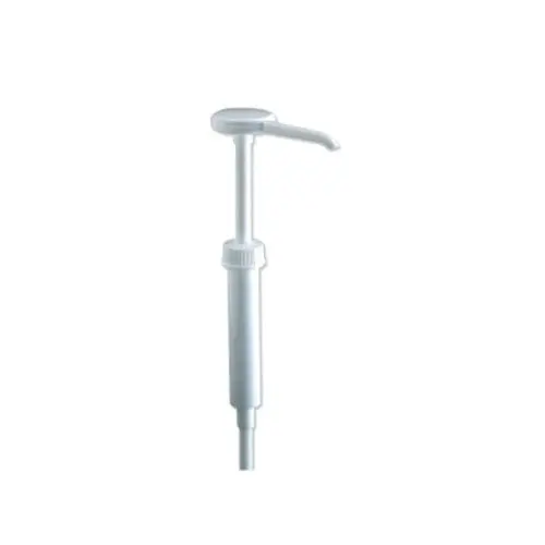 San Jamar Economy Portion Control Pump – 1 Oz Dispensing, White (2-Pack) 1