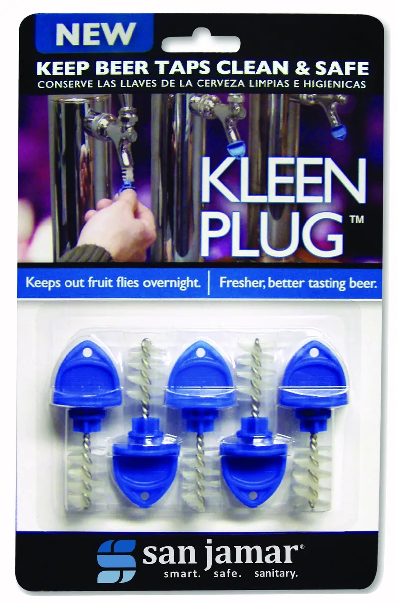 San Jamar Kleen Plug Tap Brush And Seal – 5-Pack Set 1