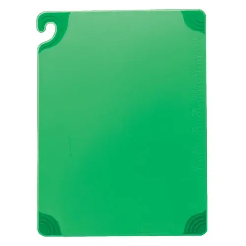 San Jamar Saf-T-Grip Green Cutting Board – 12" × 18" × 1⁄2" (Cbg121812Gn) 1