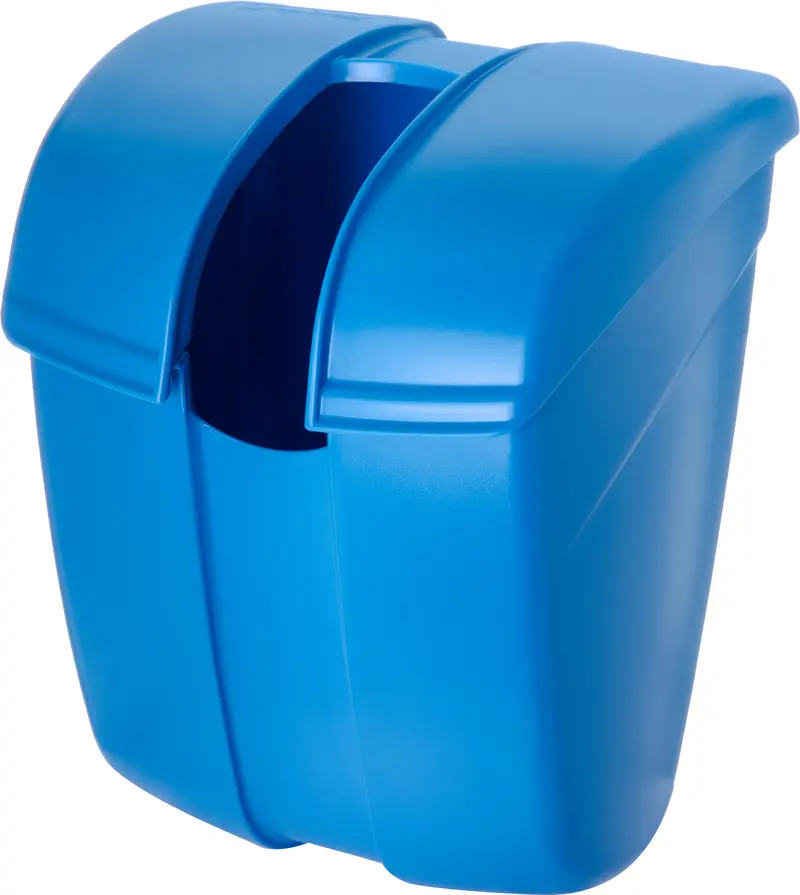 San Jamar Saf-T-Ice Scoop Caddy – Blue Portable Organizer 1