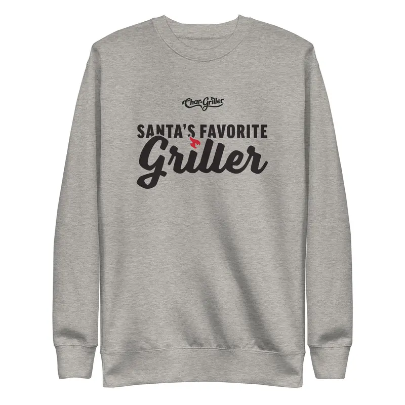 Santa’S Favorite Griller Holiday Sweatshirt – Unisex Fit 1