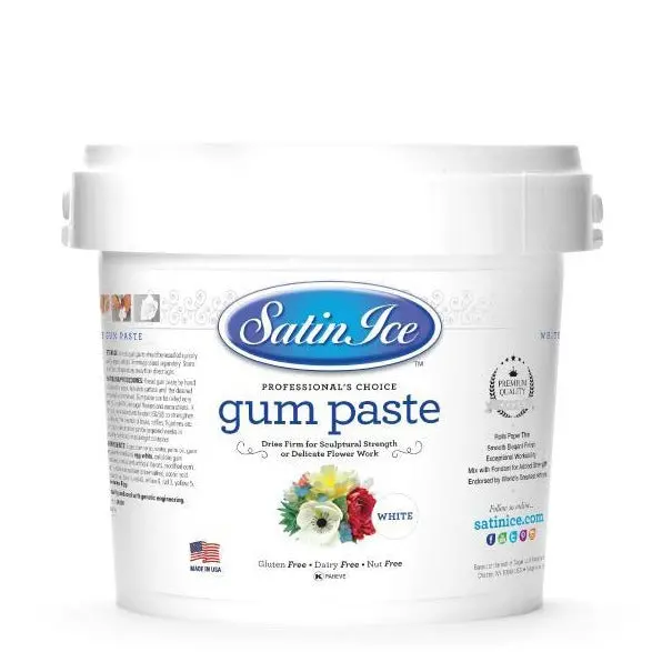 Satin Ice Gum Paste – Professional-Grade Modeling Paste, 2.5 Kg (Best Before March 2026) 1