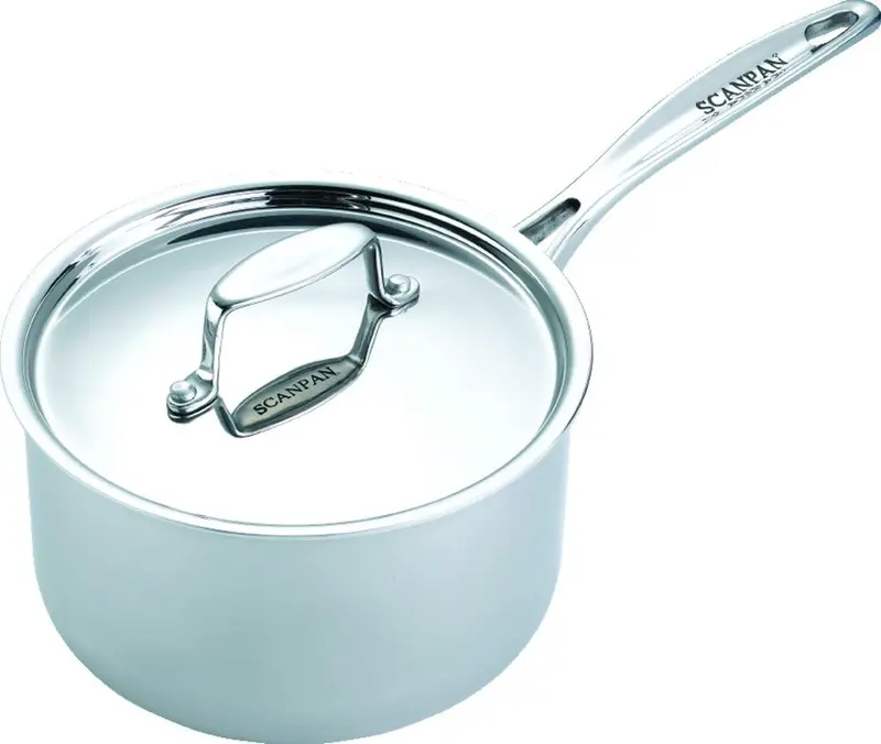 Scanpan Fusion 5 1.5-Quart Covered Stainless Steel Saucepan 1