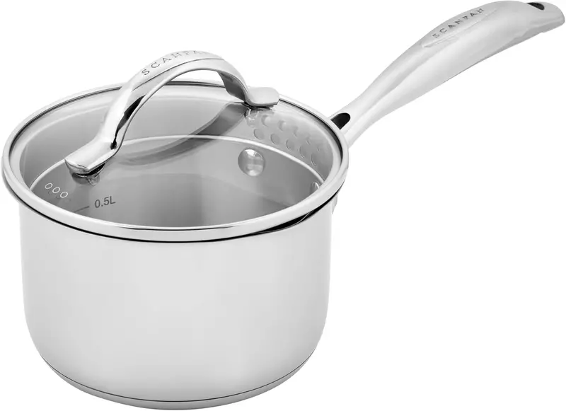 Scanpan Sts 1.25-Quart Covered Stainless Steel Saucepan 1