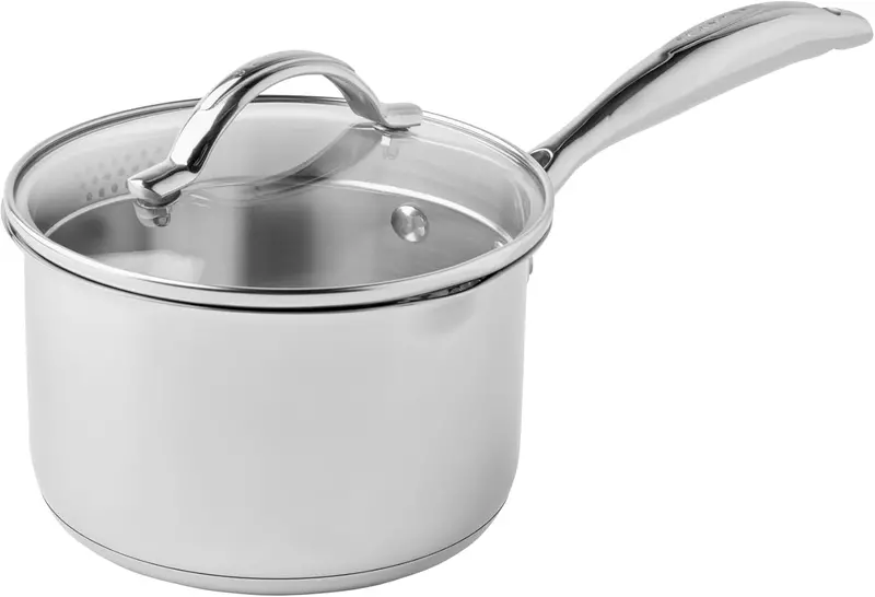 Scanpan Sts 2-Quart Covered Stainless Steel Saucepan 1