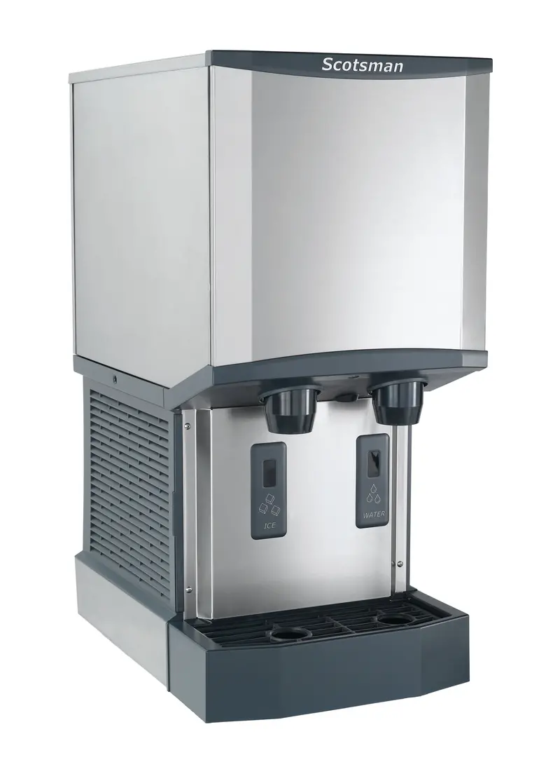Scotsman Hid312A-1 Meridian Touch-Free Countertop Nugget Ice & Water Dispenser – 260 Lbs/Day, 12 Lb Bin, Air-Cooled 1