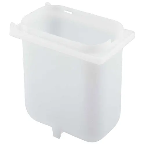 Server 2-Quart Fountain Jar – White Food-Grade Plastic, 7.5" Depth 1