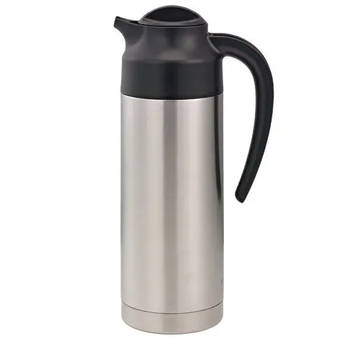 Service Ideas Steelvac 32 Oz Insulated Creamer Carafe – Stainless Steel Base 1