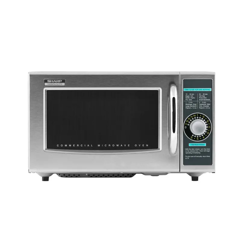 Sharp R-21Lcfs Medium-Duty Commercial Microwave – 120V, High-Volume Use 1