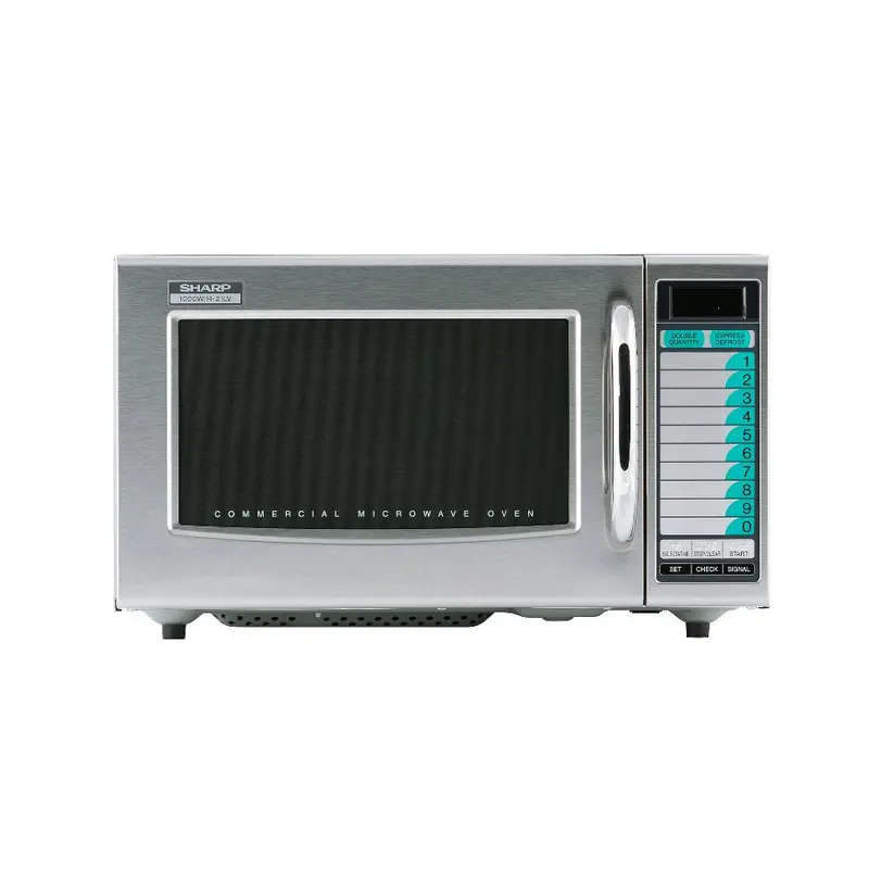 Sharp R-21Lvf Medium-Duty Commercial Microwave – 120V, Fast-Cycle Performance 1