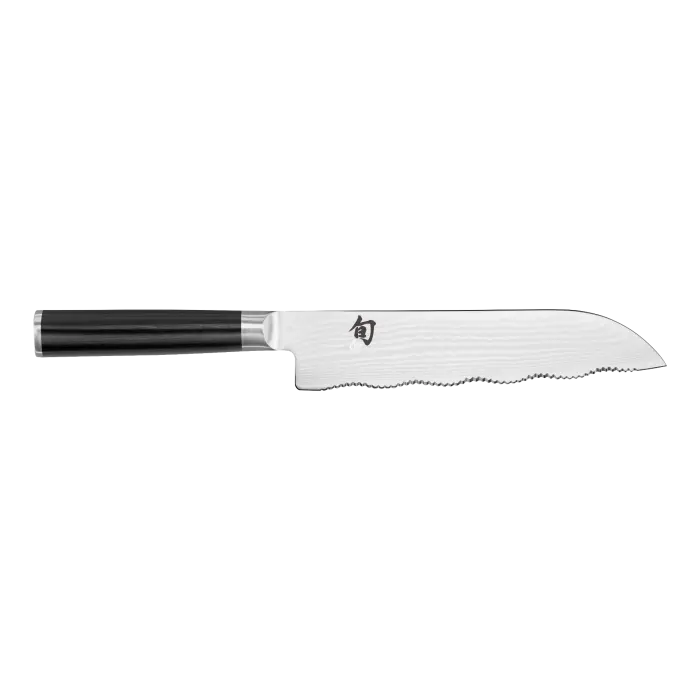 Shun Classic 7-Inch Master Serrated Utility Knife – Precision Japanese Stainless Blade 1