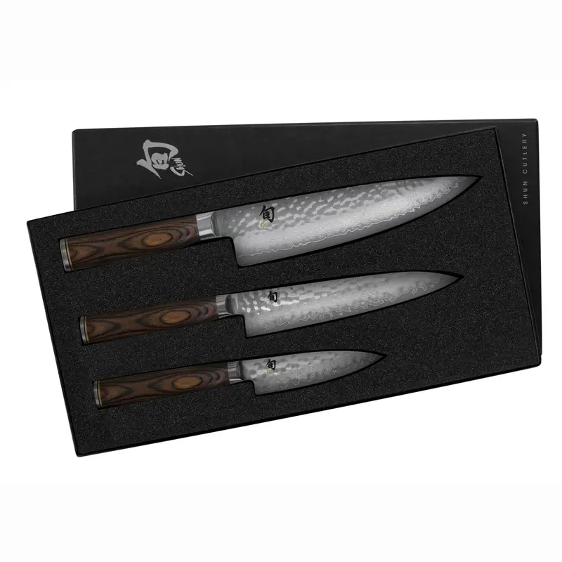 Shun Premier 3-Piece Starter Knife Set (Boxed) 1