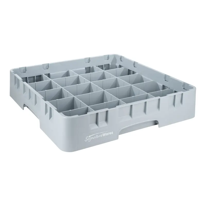 Signaturewares 20-Compartment Cup Organizer Rack — Sleek Grey Modular Storage System 1