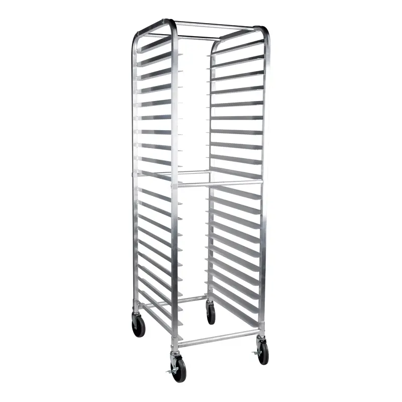 Signaturewares 20-Shelf Aluminum Bun Pan Rack – High-Capacity Organizing Solution 1